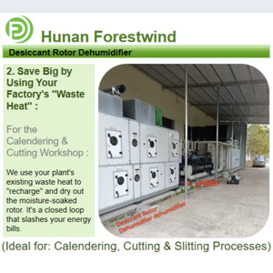Deshumidificador industrial de rueda desecante HVAC nuevo para procesos de corte de baterías de iones de litio - Product Image 1