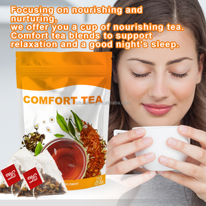 Thé au <span class=keywords><strong>Valériane</strong></span> Confort pour le Sommeil et la Détente, Sans Caféine, Apaisant pour l'Heure du Coucher |   100% Naturel Racine de <span class=keywords><strong>Valériane</strong></span>, Camomille & Lavande - Product Image 4