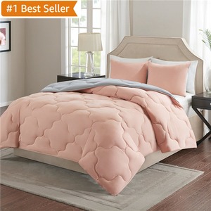 Venta al por mayor barato de encargo de estilo moderno de poliéster acolchado cubierta de <span class=keywords><strong>cama</strong></span> juego de funda nórdica tamaño king juegos de edredón de lujo - Product Image 3