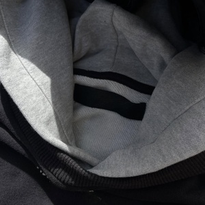 Sudadera con Capucha Corta de Felpa de 380GSM para Hombre, Fabricada con 100% Algodón, Estilo Urbano Holgado, Vintage, con Serigrafía Personalizada - Product Image 3