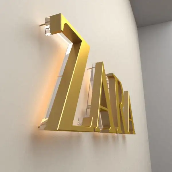 Nieuwe Stijl Lettertype Lit Guangzhous Hars 3d Kanaal Letters Voor Supermarkt