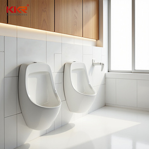 Urinario inteligente montado en la pared con tecnología de sensor de ahorro de agua Baño comercial Descarga de plástico de cerámica para baños comerciales - Product Image 4