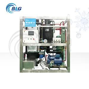 BLG Commercial 2 Ton Per Day Quality Energy-saving Automatic 1000kg Ice Tube Maker Tube Ice Machine