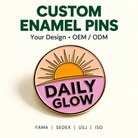 Badges en émail personnalisés en gros avec votre logo ou nom – Épingles en métal émaillé souple ou dur pour chapeaux et vêtements