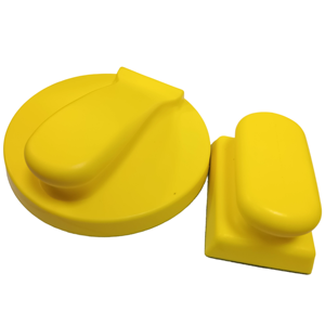 Vente directe usine – <span class=keywords><strong>100</strong></span> tampons de ponçage manuels/1 carton, blocs de ponçage jaunes de 5 pouces (125 mm) pour l'automobile - Product Image 6