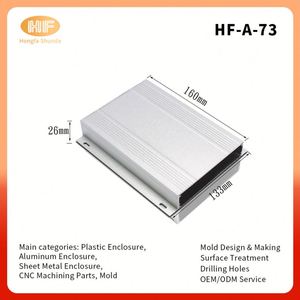 Manufacturer Custom CNC Machined Aluminum Alloy Extruded Battery Box IP54 Rating Wall Mounting Circuit Board Mounting Powder - Product Image 3