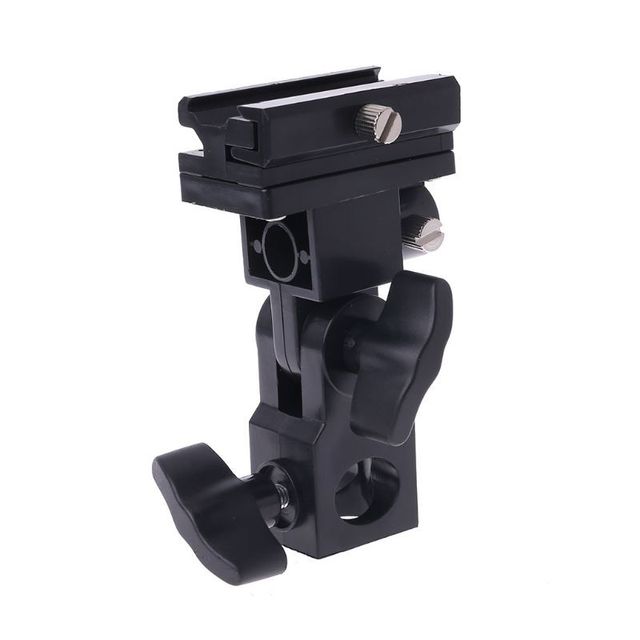 Photography Accessories Camera Hot Shoe Flash Swivel Flash Bracket Umbrella Holder Studio Tilting Bracket for Canon Nikon