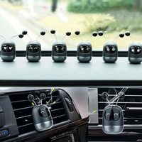 Désodorisant de voiture à modélisation Robot créatif Clip pour bouche d'aération de parfum de voiture solide Diffuseur d'arômes de voiture