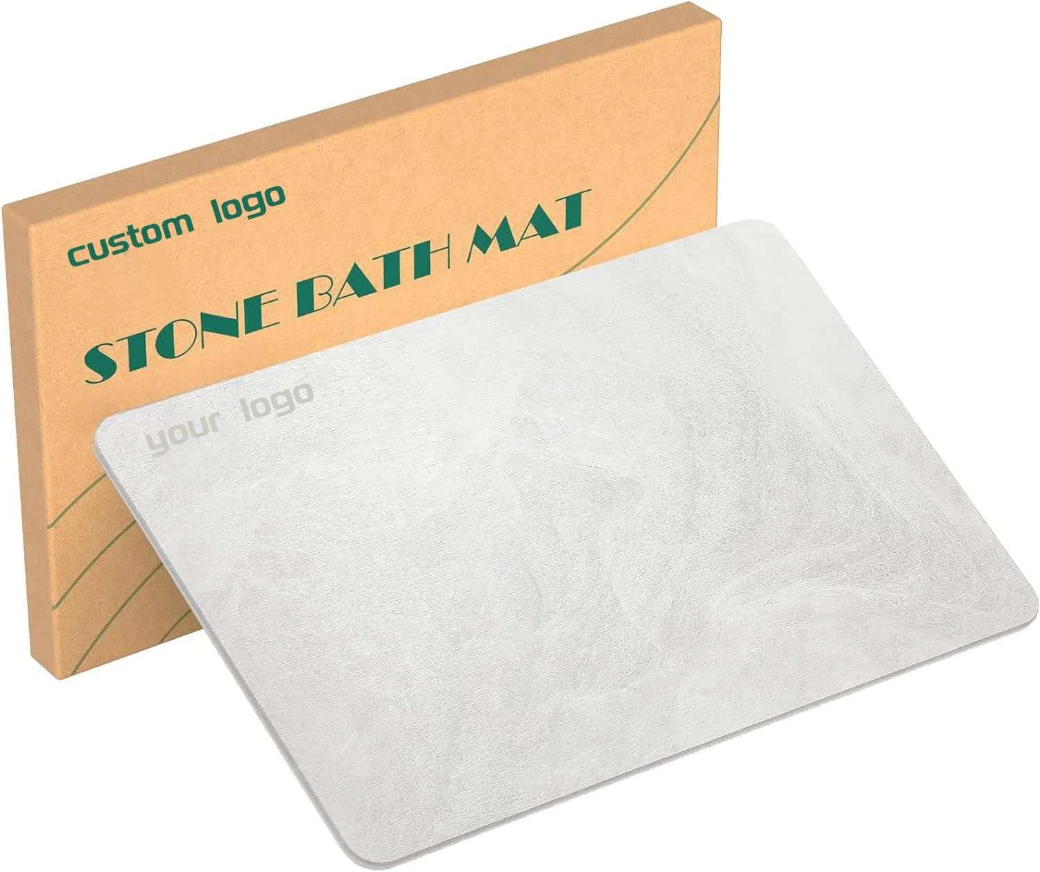 Tùy chỉnh Diatomite đá Tắm Mat tự nhiên diatomaceous Trái Đất tắm đá mat, cao absorbency, nhanh chóng làm khô phòng tắm floormat