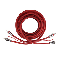 Câble audio RCA JLD AUDIO 2 canaux mâle-mâle en cuivre sans oxygène 99,99 %, 5,2 m, paire torsadée, réduction du bruit, PVC, pour home cinéma