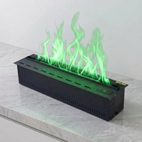 Diffuseur d'arômes à LED avec simulation de flamme 3D électrique de grande taille (70-200 cm), humidificateur par atomisation pour hôtel, bar, KTV