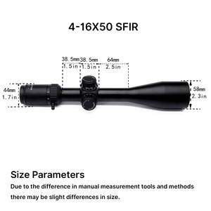 Lunette optique étanche en aluminium BANGBANG 4-16X50SFIR avec structure stable de qualité supérieure pour une utilisation en extérieur - Product Image 6