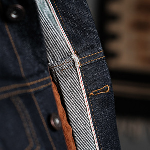 Conjunto de Mezclilla Selvedge Personalizado LARSUR, Jeans y Chaqueta Selvedge de 11-15 oz, 2 Piezas, Trajes de Jeans Selvedge Crudos de Estilo Japonés para Hombre - Product Image 6