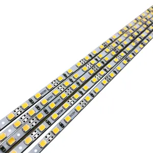 Breite 4mm SMD2835 Licht leiste Aluminium 2835 12V 24V 60Led 72Led 120Led High Lumen Ultra dünne Licht box Bar Led Hard Strip