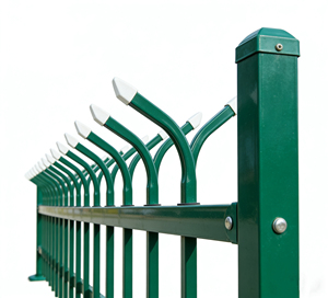 Panneaux de clôture de jardin en fer, clôture décorative pour l'intimité et la sécurité, pour cour, pelouse, parterre de fleurs, <span class=keywords><strong>barrière</strong></span> extérieure en métal avec revêtement en poudre - Product Image 1