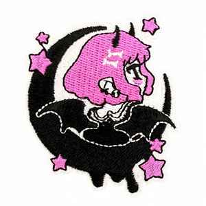 Nuevas Botas Góticas de Fieltro Rosa Oscuro con Calaveras Bordadas en 3D y Parches de Conejo para Accesorios de Ropa - Product Image 5