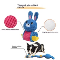 Jouet en peluche pour chien, résistant aux morsures, avec distributeur de nourriture et fonction d'entraînement olfactif, pour chiots et chiens de petite, moyenne et grande taille, idéal pour la mastication