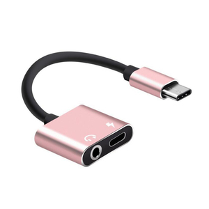 Adaptador de <span class=keywords><strong>Auriculares</strong></span> 2 en 1 USB Tipo C a 3.5mm, Cable de Audio con Conector USB-C para Teléfonos Móviles HTC, <span class=keywords><strong>LG</strong></span>, Xiaomi Redmi - Product Image 4