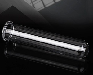 Tube <span class=keywords><strong>à</strong></span> <span class=keywords><strong>essai</strong></span> en quartz <span class=keywords><strong>à</strong></span> fond scellé résistant aux hautes températures pour expériences chimiques - Product Image 4