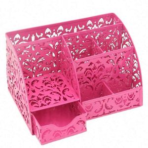 Best Quality Desktop <b>Organiser</b> <b>Drawer</b> Turquoise Pen Holder Office Metal Desk Tidy Versatile Stationery <b>Storage</b> - Product Image 2