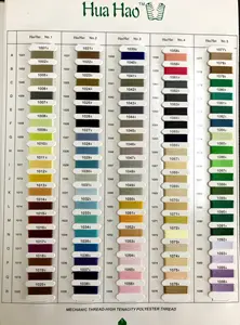 Werksverkauf 100% Polyester Näh garne 40/2 40s/2 402 3000 Yards Spot mit verschiedenen Farben