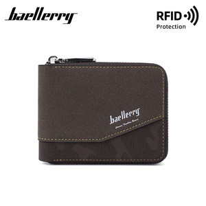 กระเป๋าสตางค์สั้นผู้ชายแบรนด์ Baellerry พร้อมช่องใส่บัตรและช่องใส่เงินสดสำหรับใช้ในชีวิตประจำวัน - Product Image 5