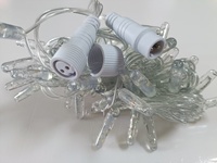 Guirlandes lumineuses LED personnalisables, étanches, pour décoration extérieure de fêtes, Noël, mariage, toile de fond
