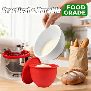 Accessoire de mélangeur <span class=keywords><strong>KitchenAid</strong></span> 5QT à tête inclinable, doublure de <span class=keywords><strong>bol</strong></span> en silicone, accessoire de mélangeur alimentaire avec <span class=keywords><strong>couvercle</strong></span>, accessoire de mélange durable pour la pâtisserie - Product Image 3