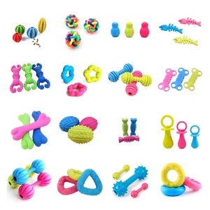 Multiple Interactive TPR <b>Dog</b> Chew Toys Rubber Rugby Shaped <b>Dog</b> <b>Ball</b> Launcher Durable Squeaky Pet Toy for <b>Dogs</b> - Product Image 6