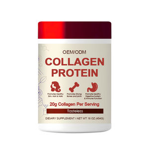 美容製品ブルーベリーフレーバーコラーゲンプロテインパウダー美白髪爪成長消化酵素 - Product Image 1