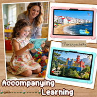 Nouvelle tablette éducative pour enfants de 10,1 pouces, avec emplacement pour carte SIM, 4 Go + 64 Go, processeur MTK Octa Core, batterie 4000 mAh, Wi-Fi, 1280x800
