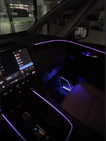Kit d'éclairage ambiant 128 couleurs pour Alphard/VELLFIRE série 40 2024 RHD/LHD accessoires de garniture de mise à niveau de la lumière LED intérieure
