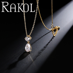 RAKOL NP066 collana di lusso <span class=keywords><strong>matrimonio</strong></span> <span class=keywords><strong>gioielli</strong></span> di moda 2025 - Product Image 3