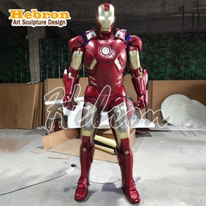 Statuetta di Iron Man a grandezza naturale di alta qualità in vendita, con parti illuminate multiple del modello del personaggio <span class=keywords><strong>Marvel</strong></span>, realizzata in resina. - Product Image 1