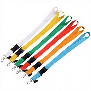 Listo para Enviar: Cordón de Poliéster de Color Sólido para Teléfono, Estilo Multicolor, con Ranura para Tarjeta de Identificación, Hebilla, Etiqueta para Teléfono Móvil, Cordón para Cuello y Llavero - Product Image 2