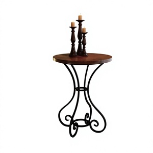 Table d'appoint en fer forgé de haute qualité, écologique et traditionnelle, fabriquée en Inde, idéale pour la décoration de la maison, très vendue - Product Image 1