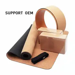 Bán Buôn Hữu Cơ Yoga Nút Chai Cao Su Mat, Tùy Chỉnh 4 Mét 5 Mét Dày Yoga Với Sinh Thái Thân Thiện Yoga-Matte, Cao Su Tự Nhiên Yoga Mat Nút Chai Bộ