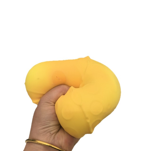 (Without Box) Jumbo 11cm Popular Square Cheese Squishy Toy Creative Ultra-Soft Slow Rebound Stress Relief Toy for Gift