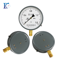 150mm Diameter Brass Connection Pressure Gauge Manometer with 1.6% Accuracy for Measured Pressure for Value