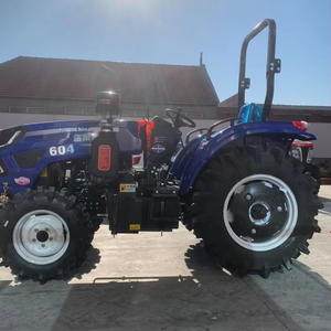 Tracteur agricole bleu 60HP 4x4 avec transmission par engrenages et moteur haute productivité pour usage agricole - Product Image 6