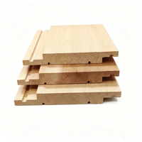 Kanadische Western Red Cedar mit Nut und Feder, klarer Roter Zedernholz