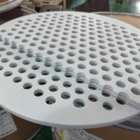 Endüstriyel Sınıf PTFE Destek Izgaralı Filtre Plakası, Hassas Kimyasallar için Özel PTFE Plastik Sızdırmazlık Contası Ara Parça Bağlantı Parçaları