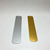 Matériaux de gravure laser : Plaques métalliques vierges, plaques nominatives en laiton à graver pour animaux de compagnie, plaques en aluminium, plaques métalliques