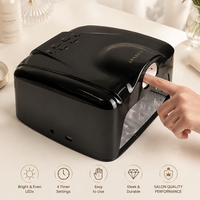 2026 Neue Dual-Zonen-Sensor UV Schnellhärtende LED-Nagelkunstlampe 78 LEDs Professionell für Salon und Heimgebrauch mit 4 Timer-Einstellungen und LCD