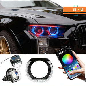 ไฟวงแหวน LED Angel Eye ควบคุมผ่านแอพฯ สำหรับไฟวิ่งกลางวัน หลากสีสัน กันน้ำระดับ IP68 สำหรับติดตั้งเพิ่มเติม - Product Image 3