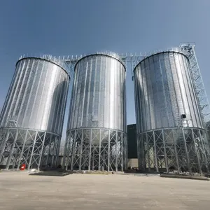 Boa qualidade 1200 toneladas funil de grãos fundo do conjunto aparafusado silo de metal