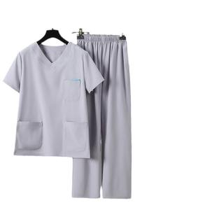 Uniformes de Trabajo para Hospitales, Manga Corta, Resistentes a las Arrugas, Transpirables, de Secado Rápido, Elásticos, para Odontología y Veterinaria, Venta al Por Mayor - Product Image 5