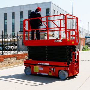 CE 인증 전기 가위 리프트 플랫폼 5m 8m 11m 12m 14m 고고도 공중 리프트 - Product Image 2