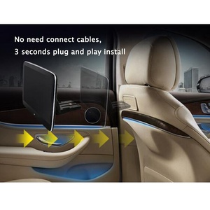 Nuevo Monitor de Reposacabezas para Mercedes Clase E W212/Coupe C207/S212 W213 W205 GLE, Asiento Trasero con Toma de Corriente, Pantalla Android TV - Product Image 6