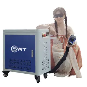 200w portable handheld pulsed fiber laser cleaning machine furniture paint varnish oil graffiti rust removal laser cleaner
